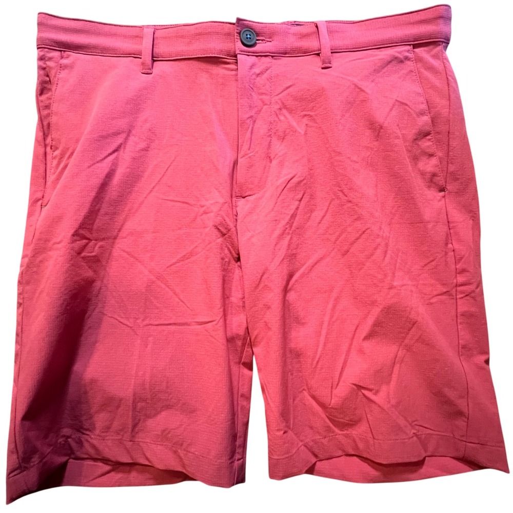 Tommy Bahama Men's Coral Pink Stretch Golf Shorts Size 34 - Picture 2 of 12